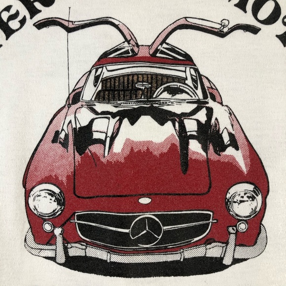 Mercedes Benz 300SL Gullwing Auto Repair Vintage T - Picture 4 of 11